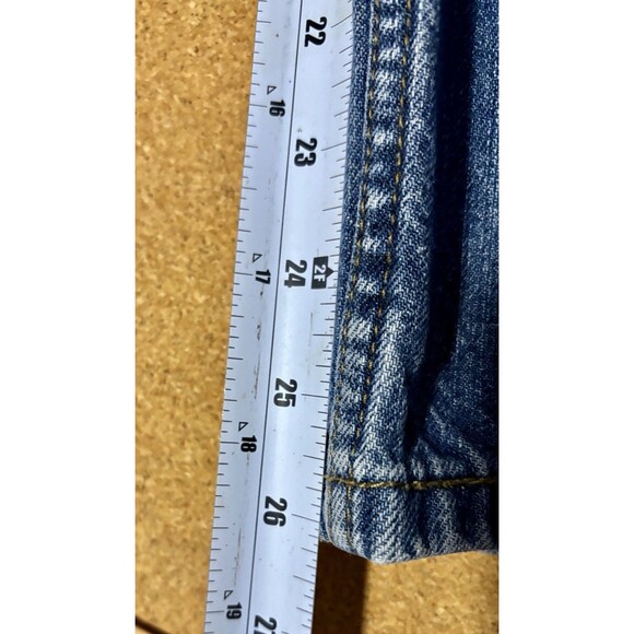 LEVI'S 505 STRAIGHT LEG REGULAR FIT JEANS SIZE 14 REG 27X27 - Picture 8 of 9